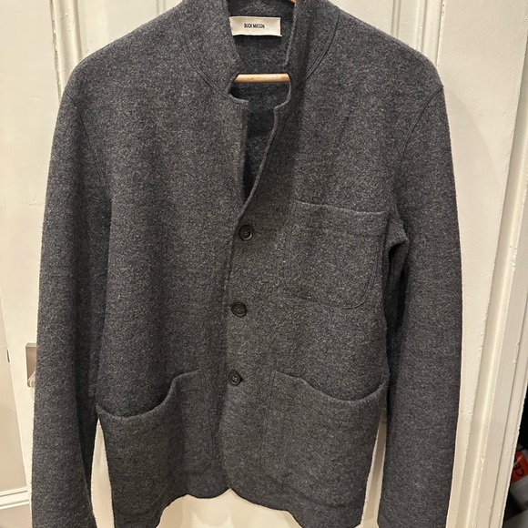 Buck Mason Charcoal Wool Jacket - Picture 3 of 5